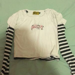 cropped long sleeve